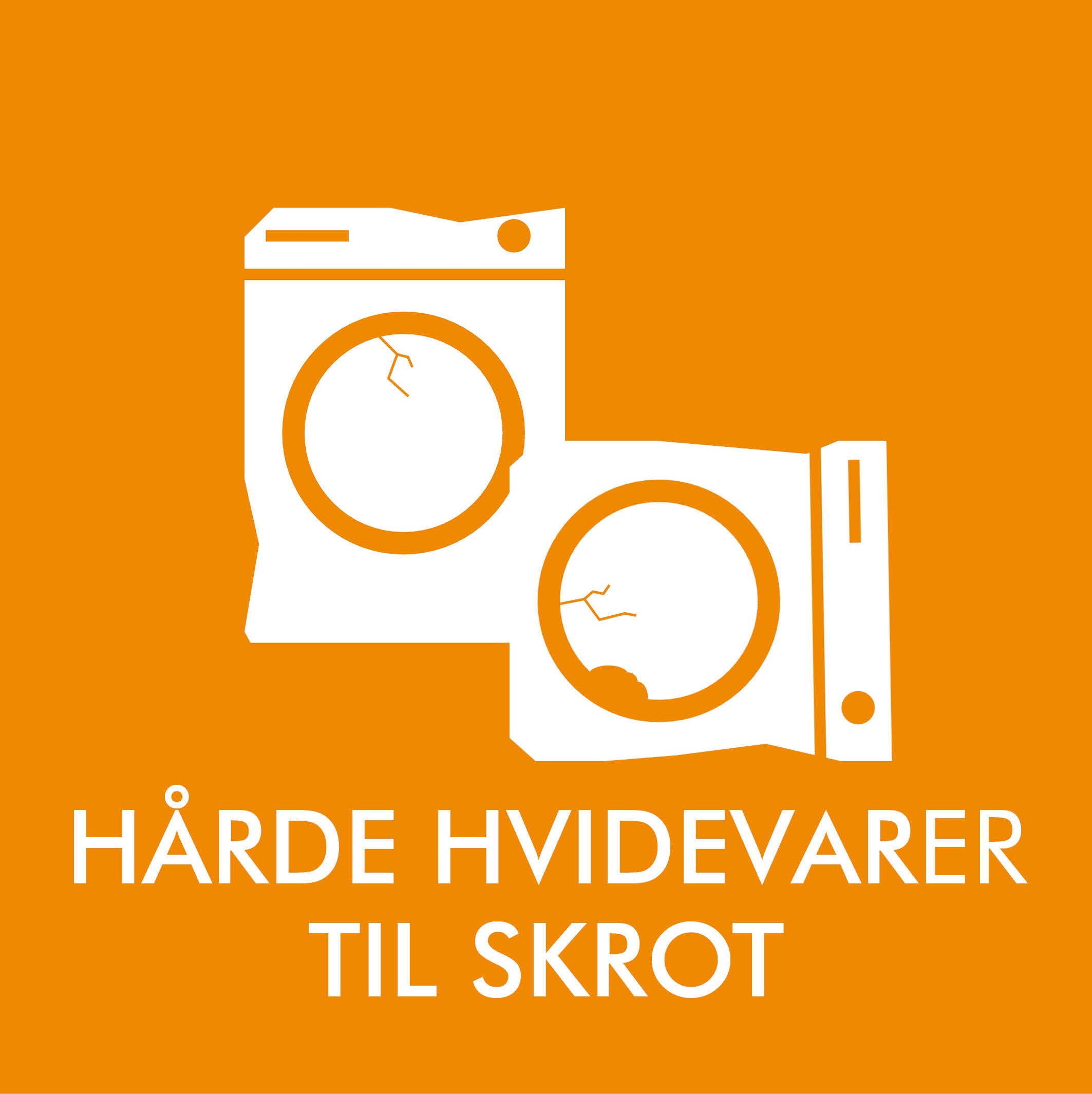 Hårde hvidevarer til skrotning-ikon